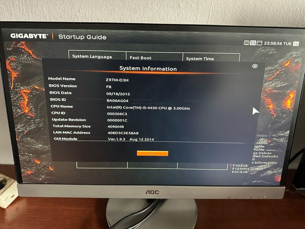 Zestaw Gigabyte GA-Z97M-D3H+ Intel i5-4430 BOX+4GB DDR3. Gwarancja.