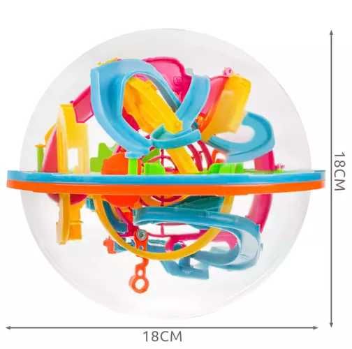 Inteligentna kula - labirynt 3D łamigłówka tor przeszkód