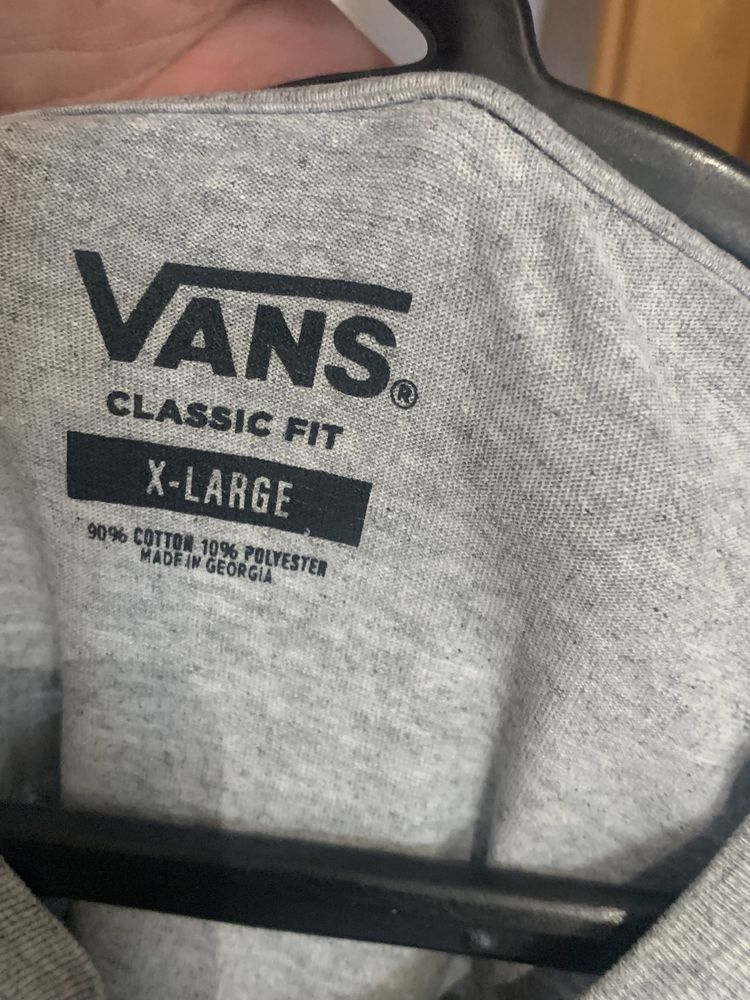 T-shirt Vans cinza