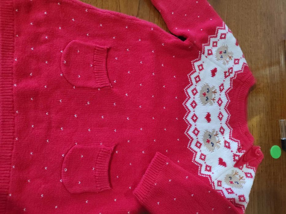 Vestido Natal bebé 3-6 m