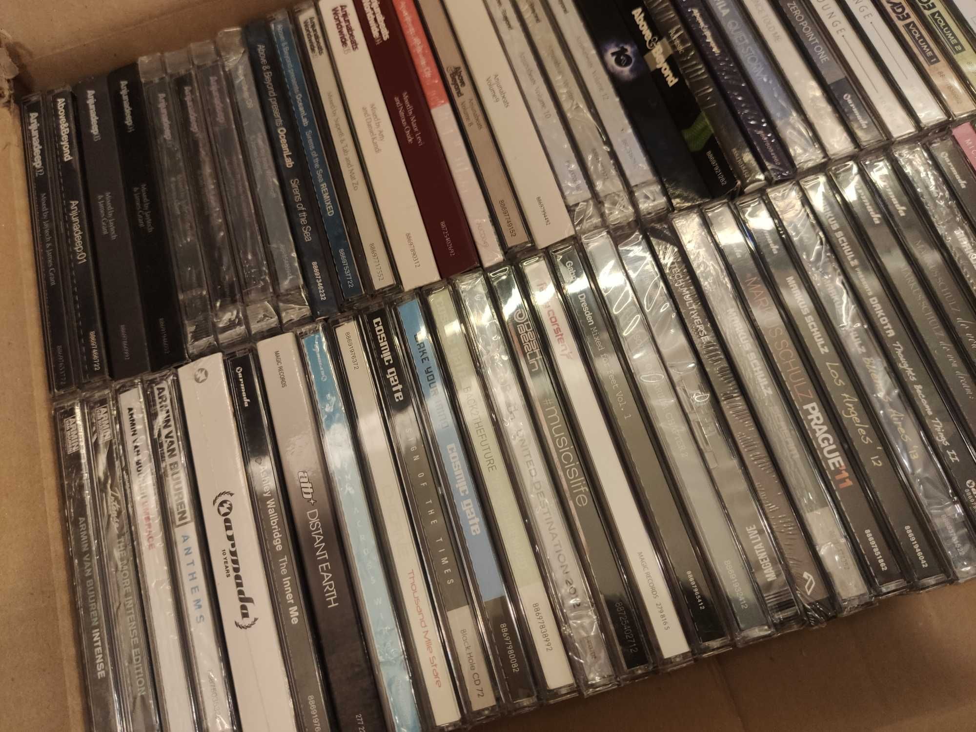 Kolekcja muzyki Trance, blisko 200 płyt CD, większość NOWYCH w folii