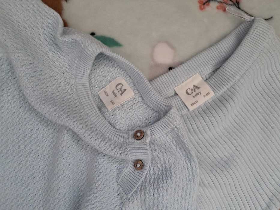 Nowy komplet 68 spodenki sweterek C&A