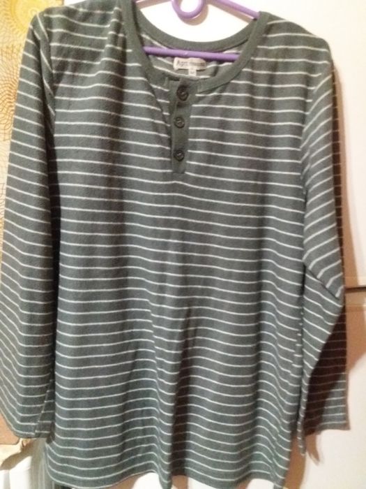 Поло чоловіче у полоску сіре