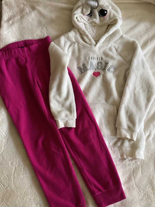 Тепла кофта-туніка h&m, штани outventure 122-128