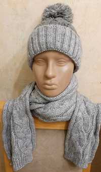 Комплект шапка+шарф+перчатки
