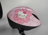 Детский защитный шлем Hello Kitty, размер 48-54см, велосипедный