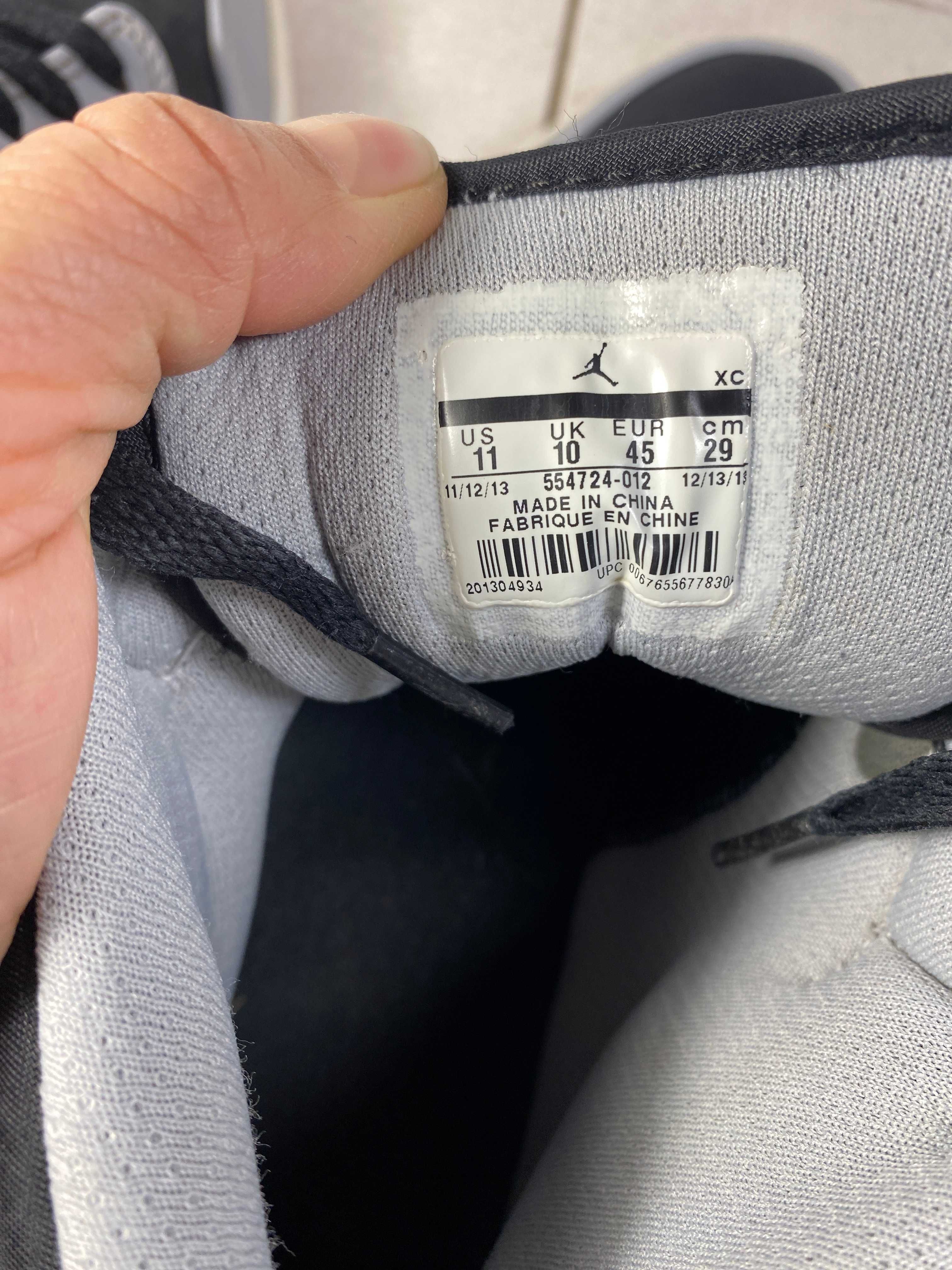 Nike Air Jordan 1 Mid мужские кроссовки 44 р 28 см оригинал