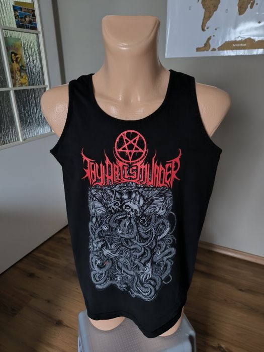 Thy Art Is Murder Tanktop L czarna Metal 666 męska Deathcore