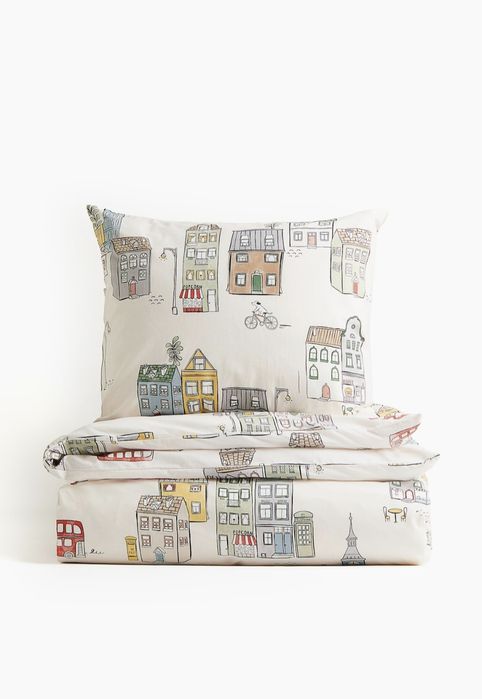 H&M home komplet pościeli dla dzieci kołdra 150x200 poduszka 50x60 NEW
