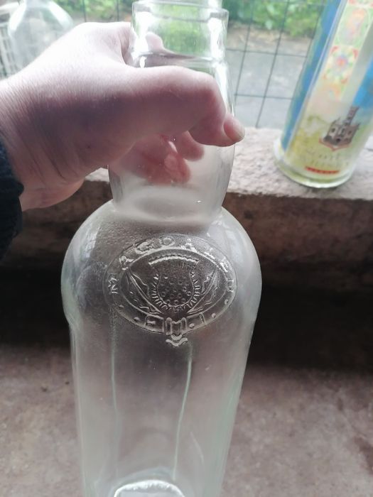 Garrafas de vidro grandes