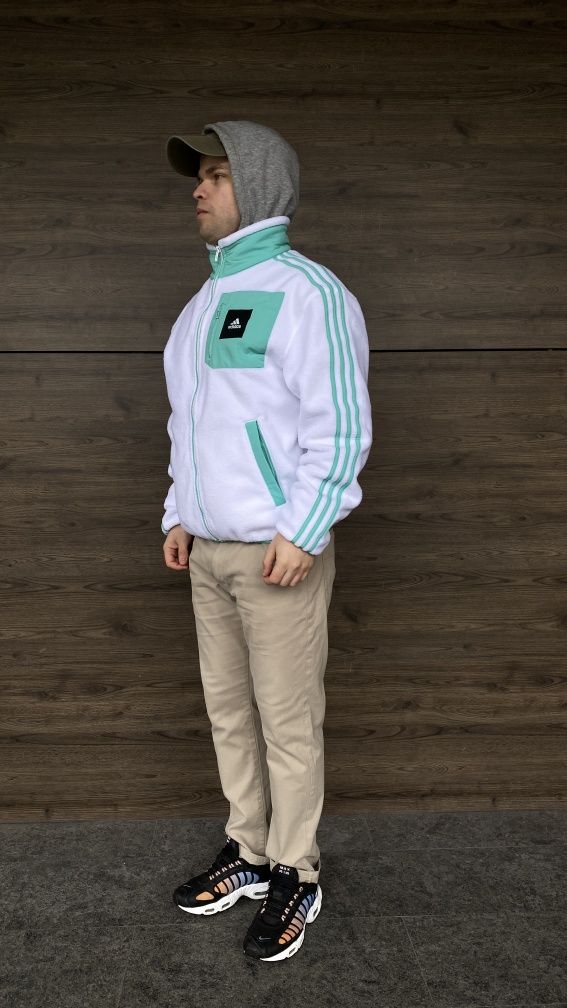 Флісова шерпа / куртка / кофта Adidas Sherpa fleece jacket (оригінал)