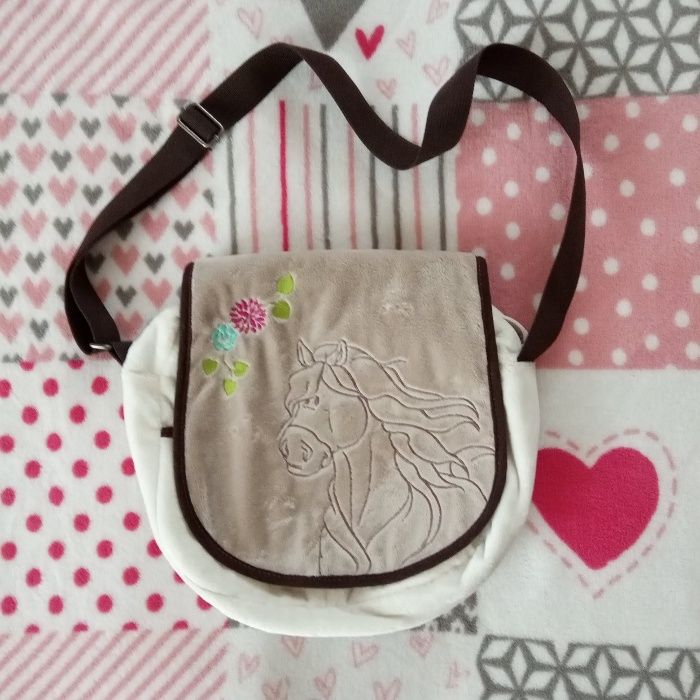 Torebka dziewczęca listonoszka koń, konik Nici dla młodej damy