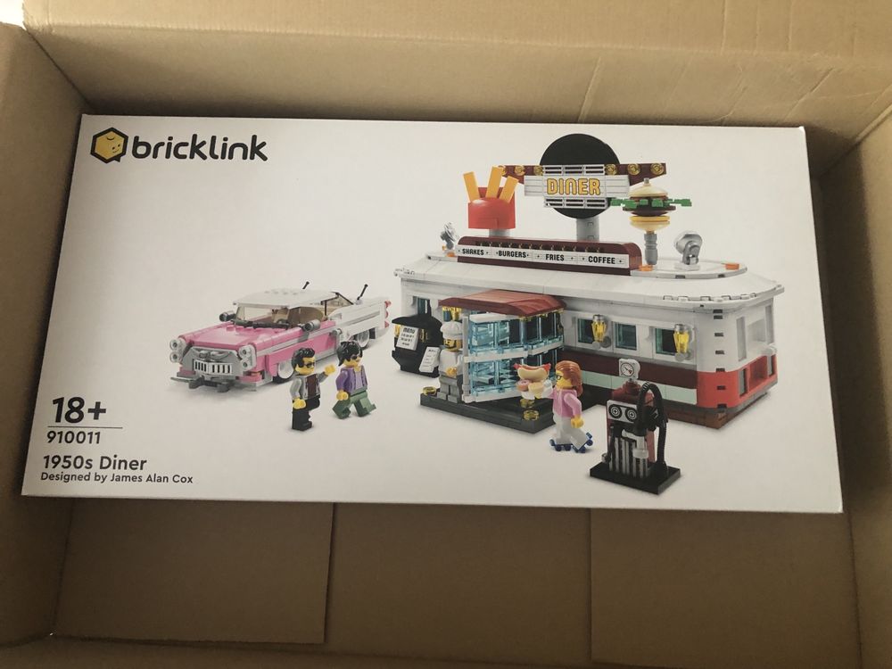 LEGO DINER 910011 - Restauracja z lat 50 - Brick Link Designer Program