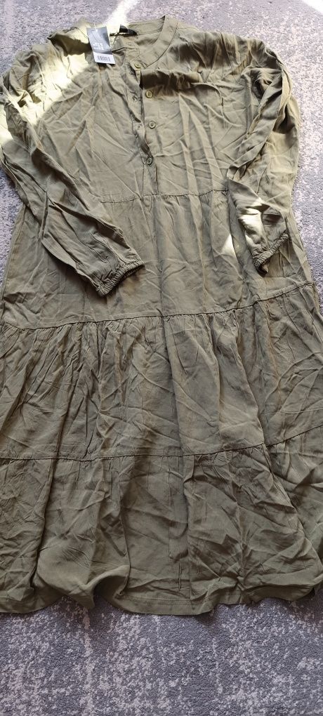 Sukienka damska khaki