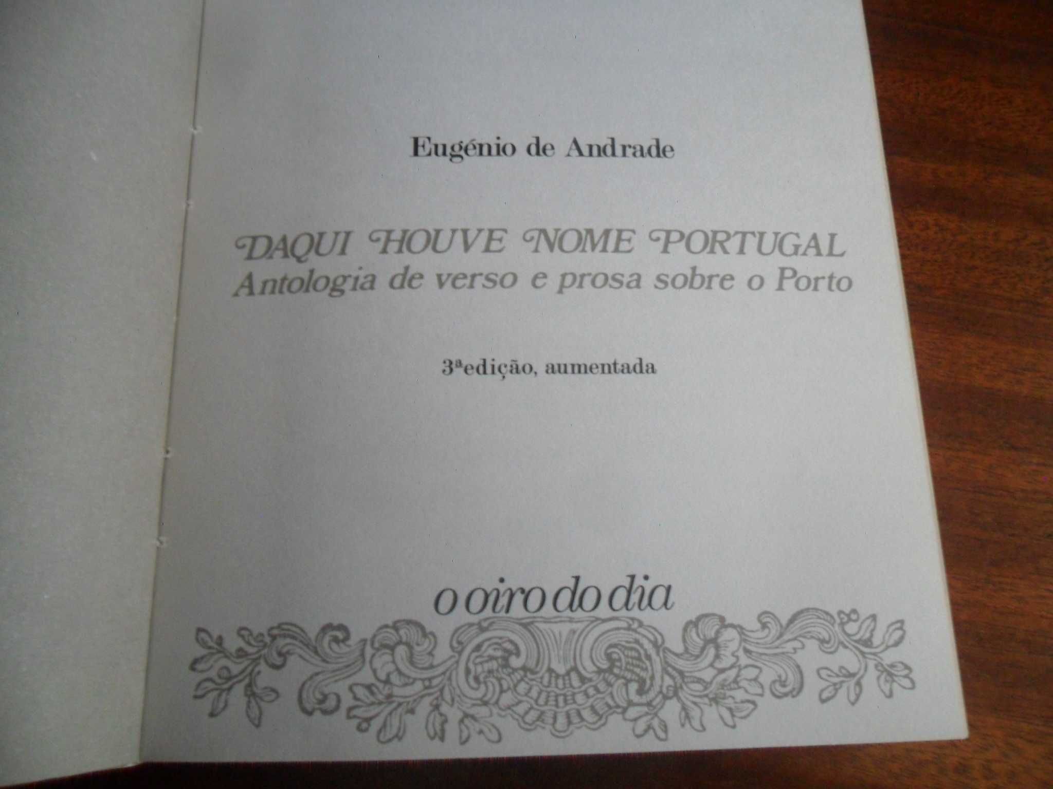 "Daqui Houve Nome Portugal" de Eugénio de Andrade - 3ª Edição de 1983