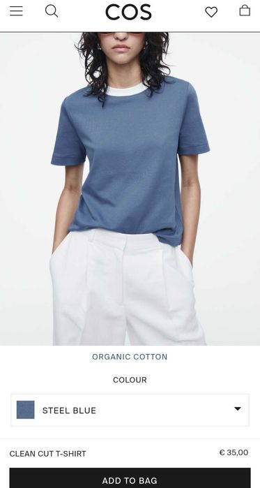 T-shirt de mulher COS
