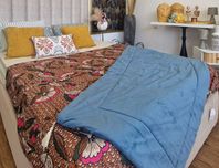 Cama casal estofada