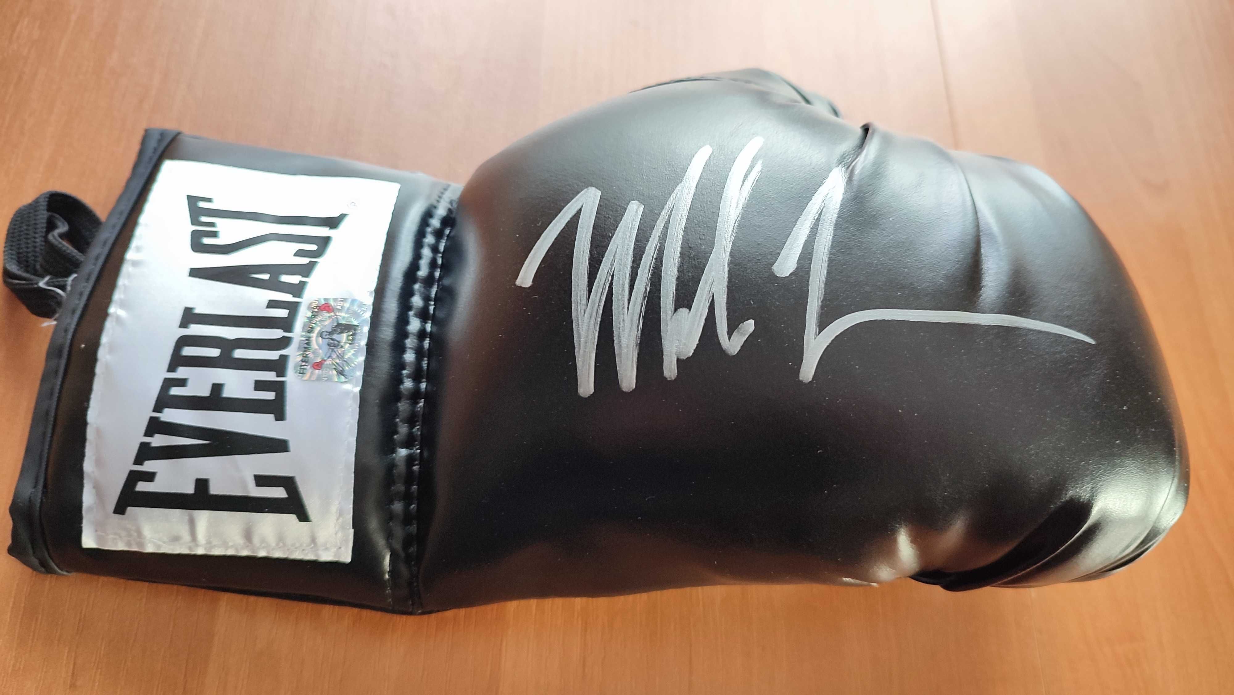 Mike Tyson autograf oryginał unikat boks legenda rękawica podpis #2