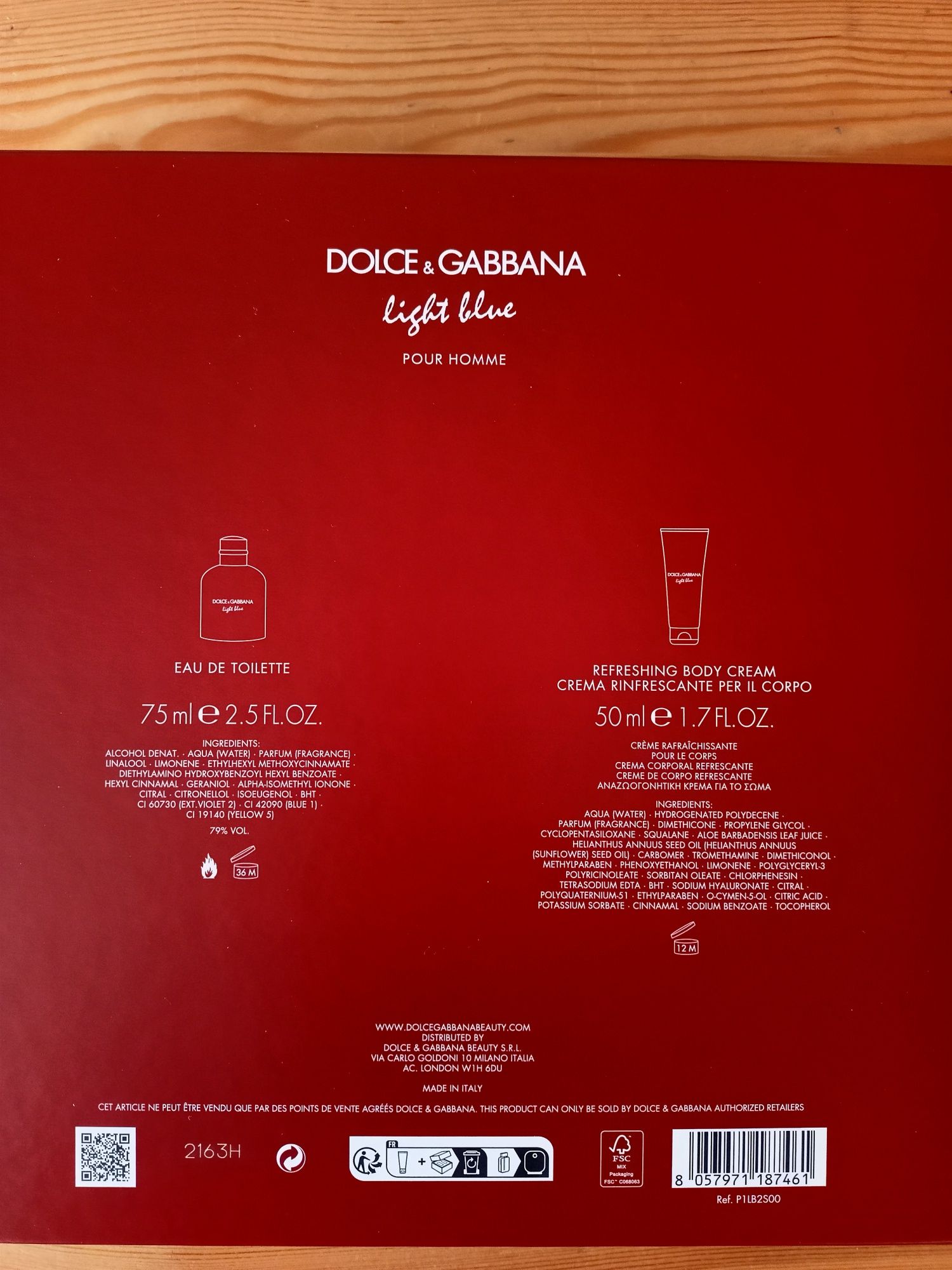 Dolce & Gabbana Light Blue - Zestaw