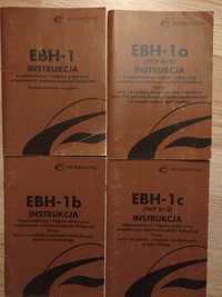 Instrukcje EBH-1, EBH-1a, EBH-1b, EBH-1c-PKP.