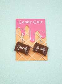 Candy Cult kolczyki słodkie czekolada harajuku C37