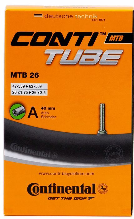 Continental dętka 26 1,75 1,95 2,0 2,1 2,15 2,25 2,3 2,4 2,5 AV-40mm