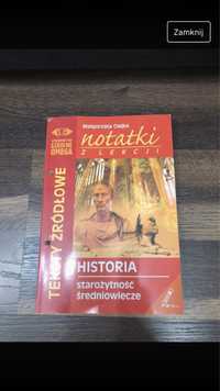 Historia notatki omega