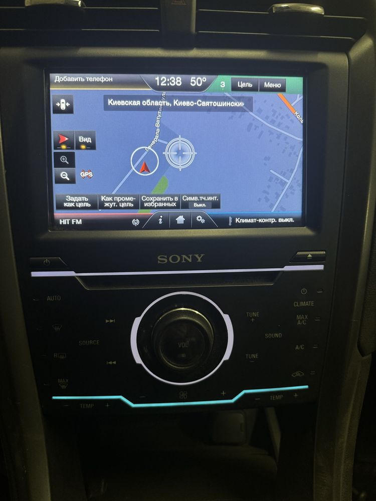 Магнітола Монітор Sync Sony Titanium Ford Fusion USA