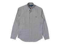 POLO RALPH LAUREN Koszula Męska Slim Fit w Kratkę Logowana r. M
