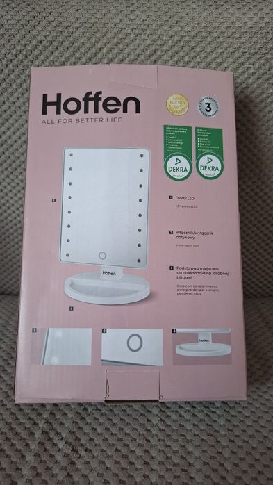 Lusterko z podświetleniem led Hoffen