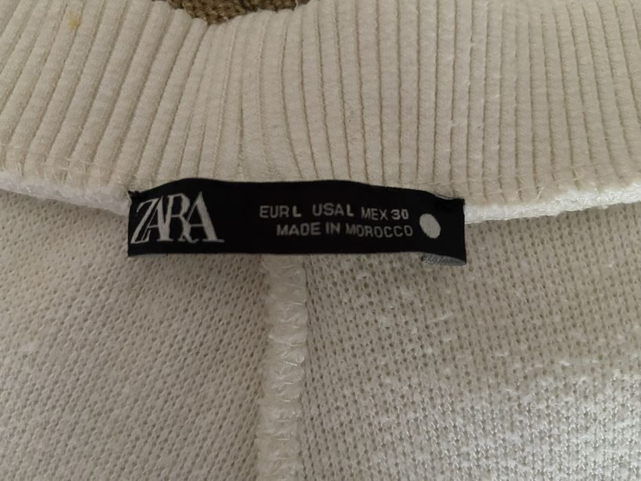 M-L Zara костюм жіночий прогулянковий айворі