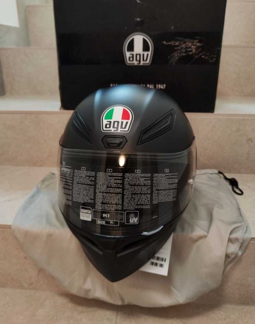 Новый мотошлем AGV K1 Black XL