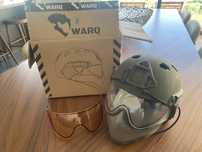 Conjunto Airsoft Warq Capacete