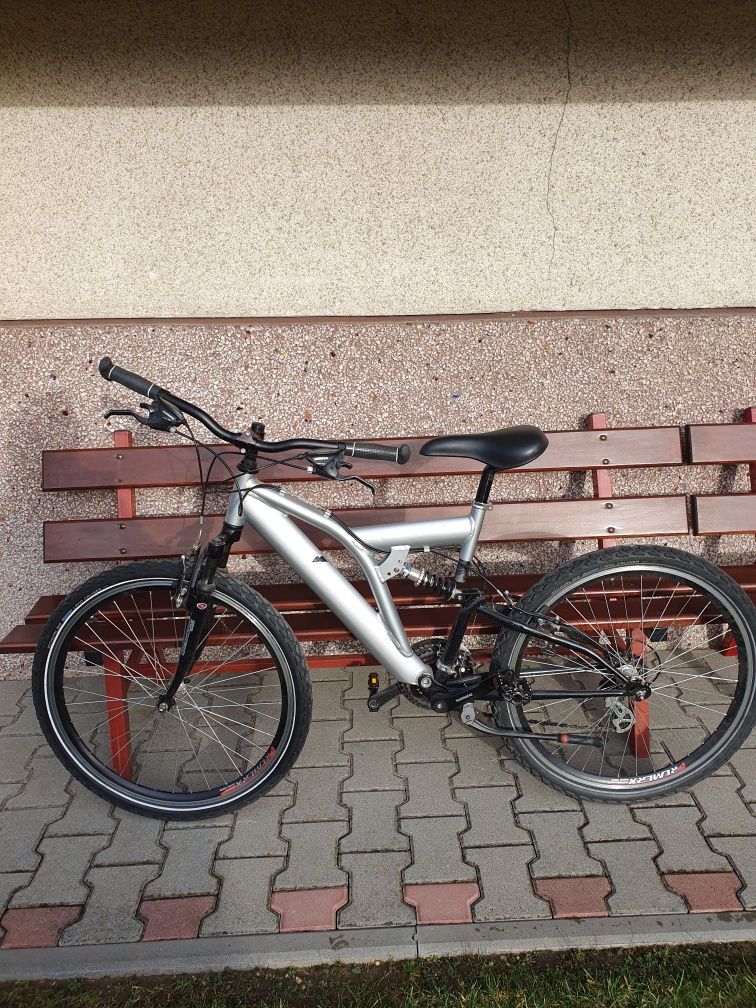 Rower amortyzowany - rama stalowa 26'