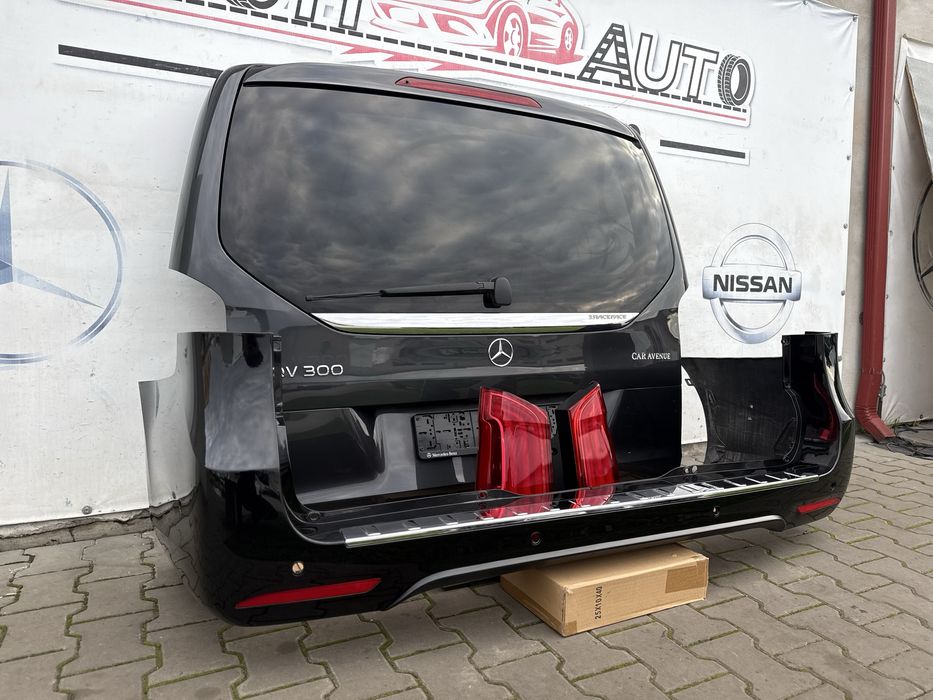 Бампер ляда кришка багажника стоп фонарь V-class Vito W447 Віто Веклас