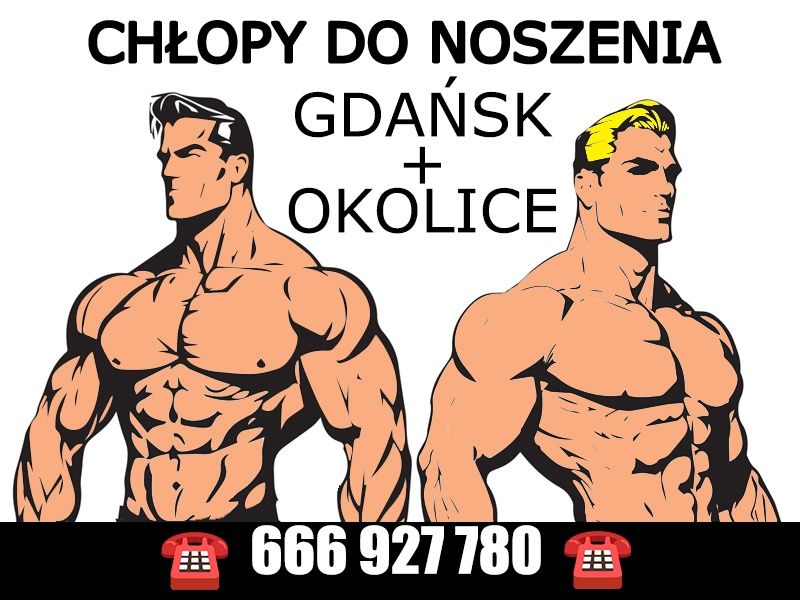 CHŁOPY DO NOSZENIA - Wnoszenie mebli, pianin, ciężkiego sprzętu 7d/tyg