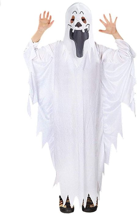 Kostium Duch z Kapturkiem – strój na Halloween i bal Rozmiar One Size