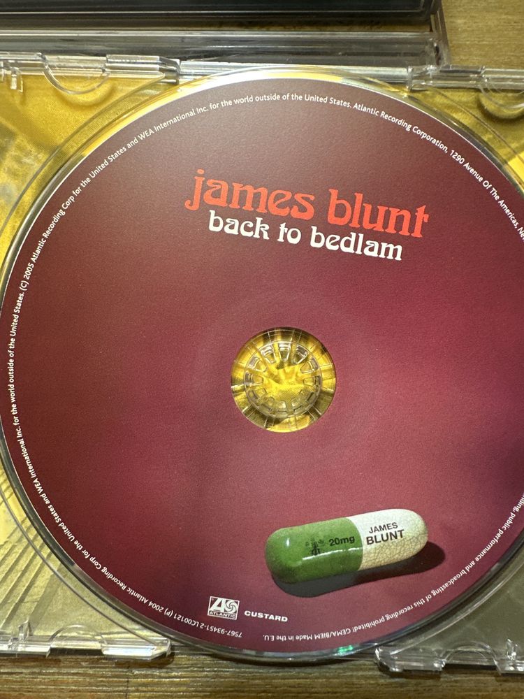 Cd. JAMES BLUNT back To bedlam