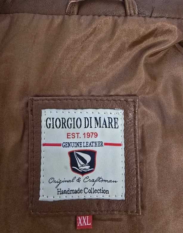Nowa śliczna Włoska kurtka skórzana  - Marki GIORGIO DI MARE