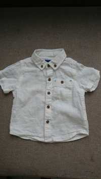 Белая рубашка на мальчика Next на 6-9 месяцев