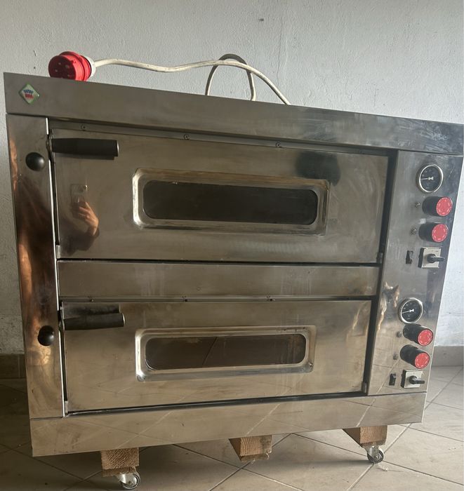 Piec do pizzy dwukomorowy RM Gastro bardzo dobry stan