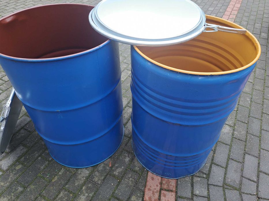 beczka metalowa 200L po art. spożywczych