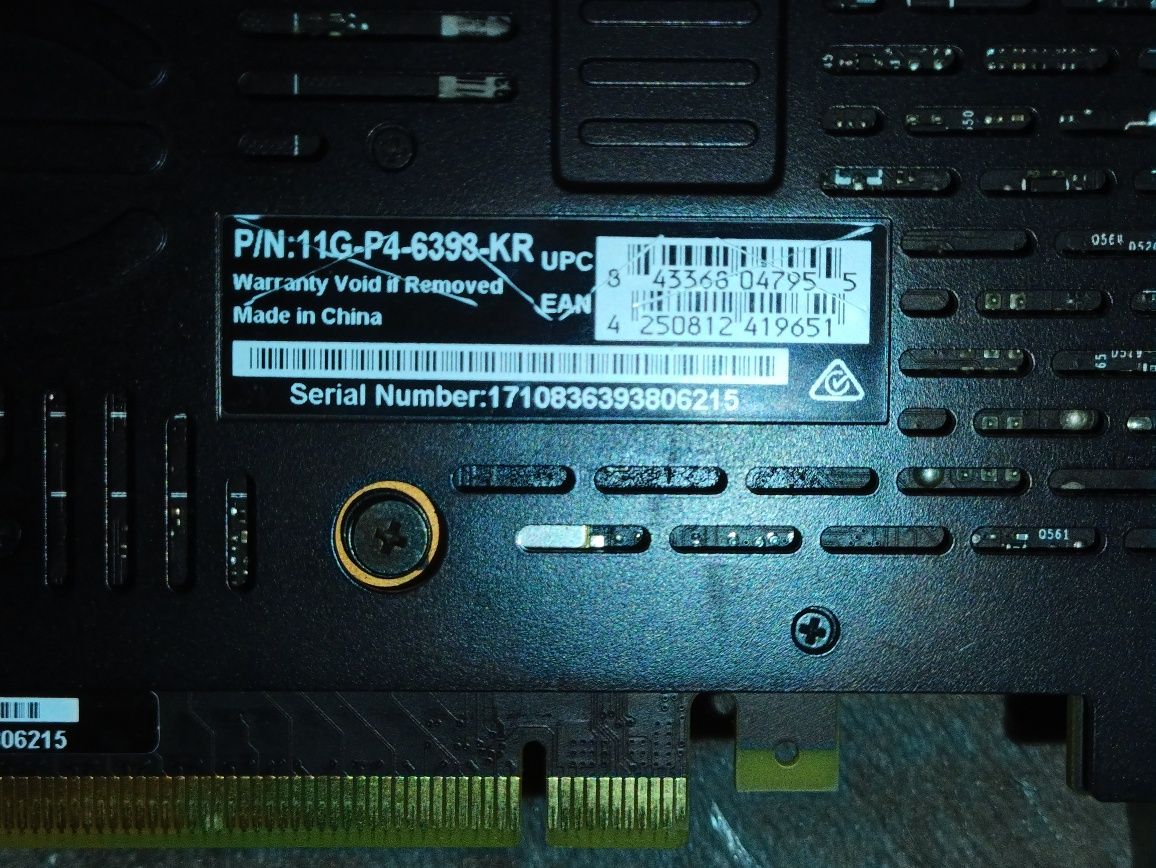 GeForce GTX 1080Ti 11GB GDDR5X