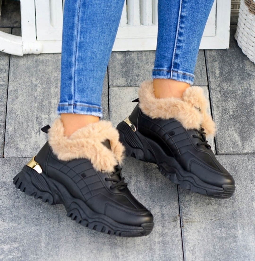 36 37 38 sneakersy 39 40 41 adidasy sportowe zimowe z futerkiem futro