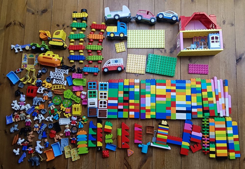 Klocki LEGO Duplo mega zestaw dla dziewczynki i chłopca
