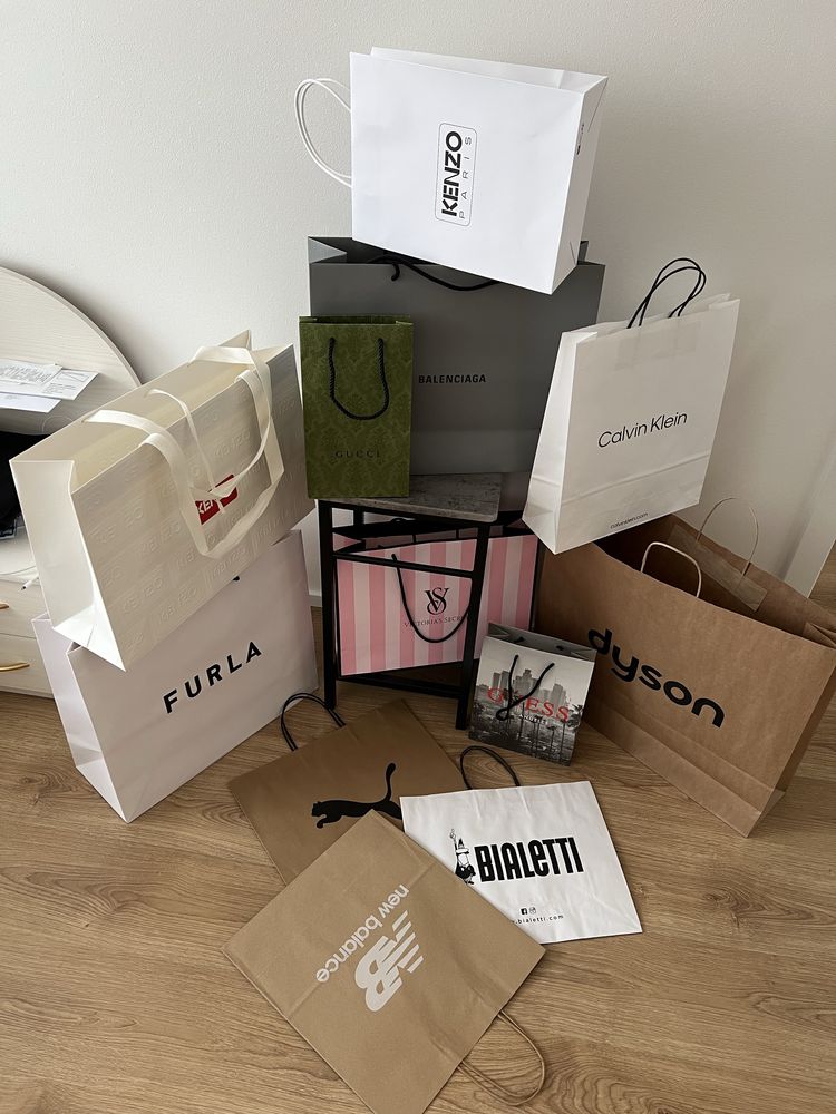 Брендовые пакеты Calvin, Kenzo, Furla, Off Wight, Victoria’s Secret