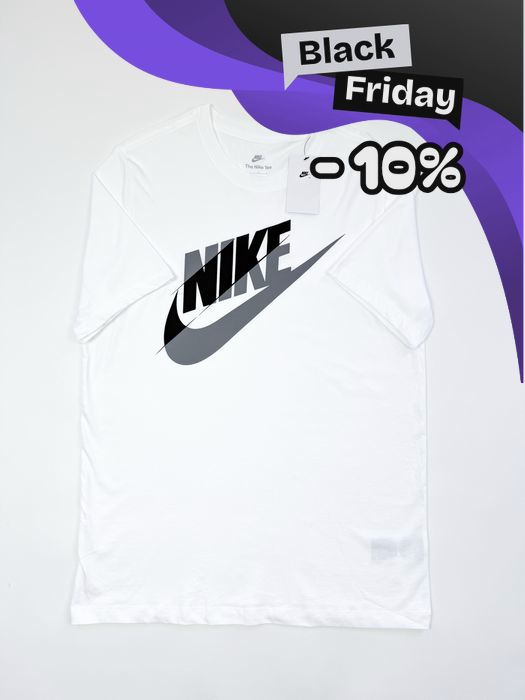 Акція! Чоловіча Футболка Nike біла (M/L) / Нова з бірками!