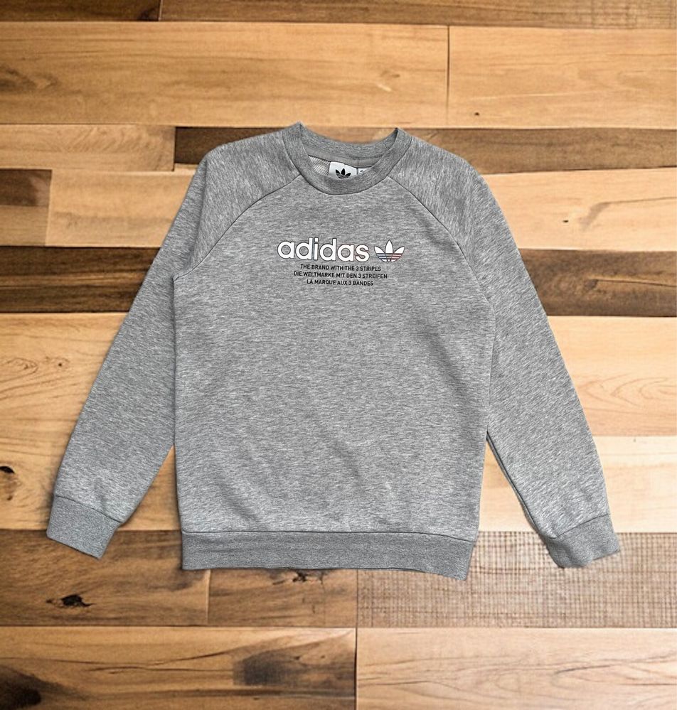 Свитшот, реглан, кофта Adidas GN7430 на мальчика 7-8 лет