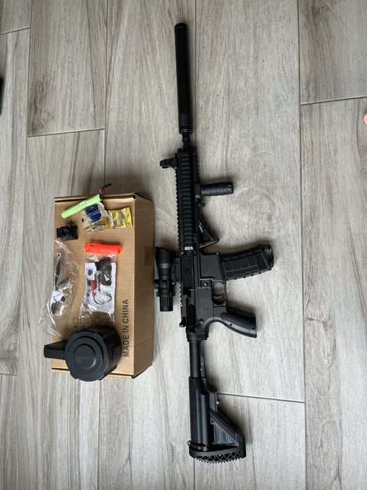 Автомат на орбизах М4А1, гель бластер на орбизах , детский автомат