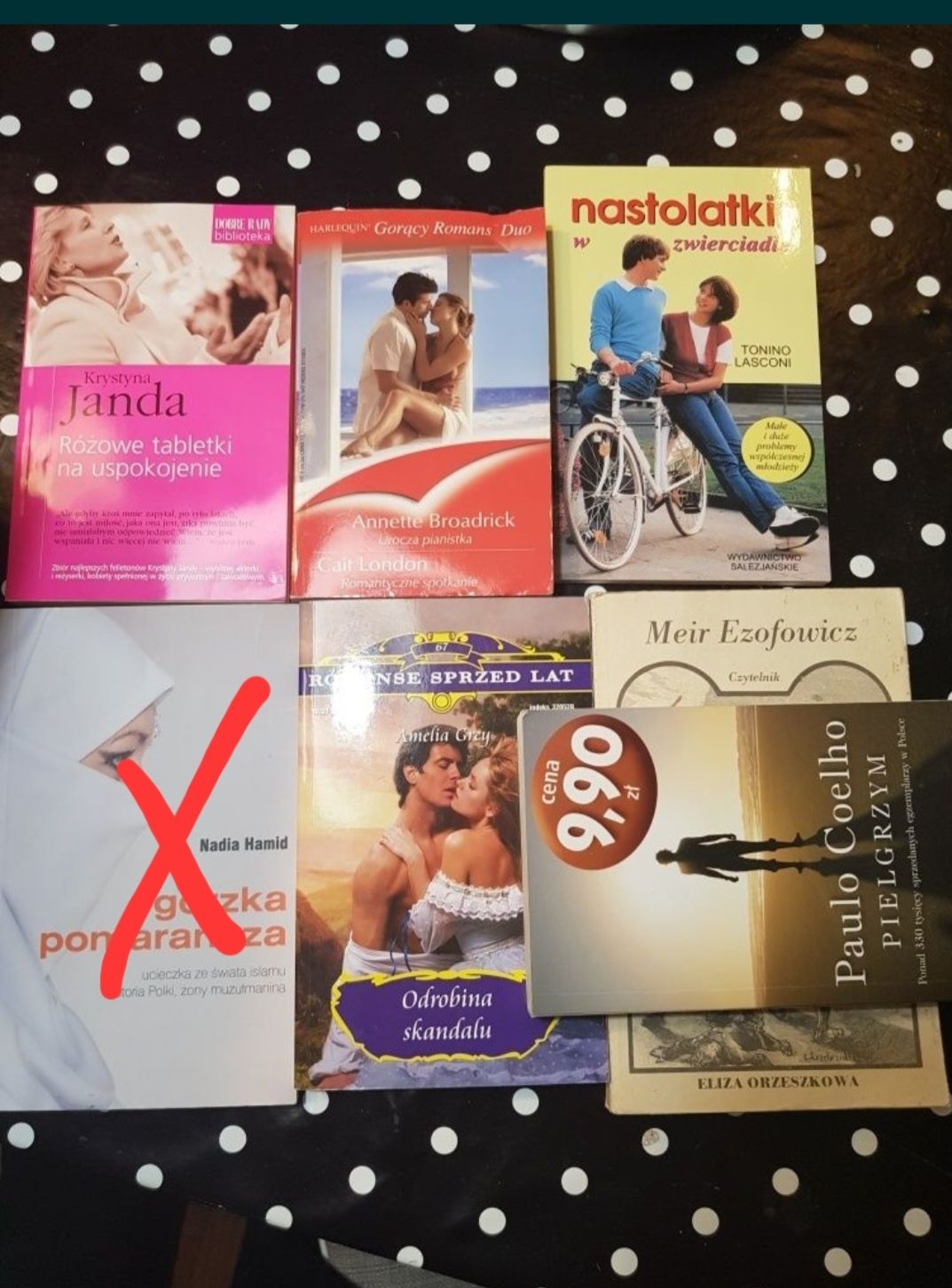 Zestaw roznych ksiazek. 7 sztuk